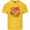 Torn Montenegro Flag Montenegrin Day Football Unisexs Light Cotton TShirt