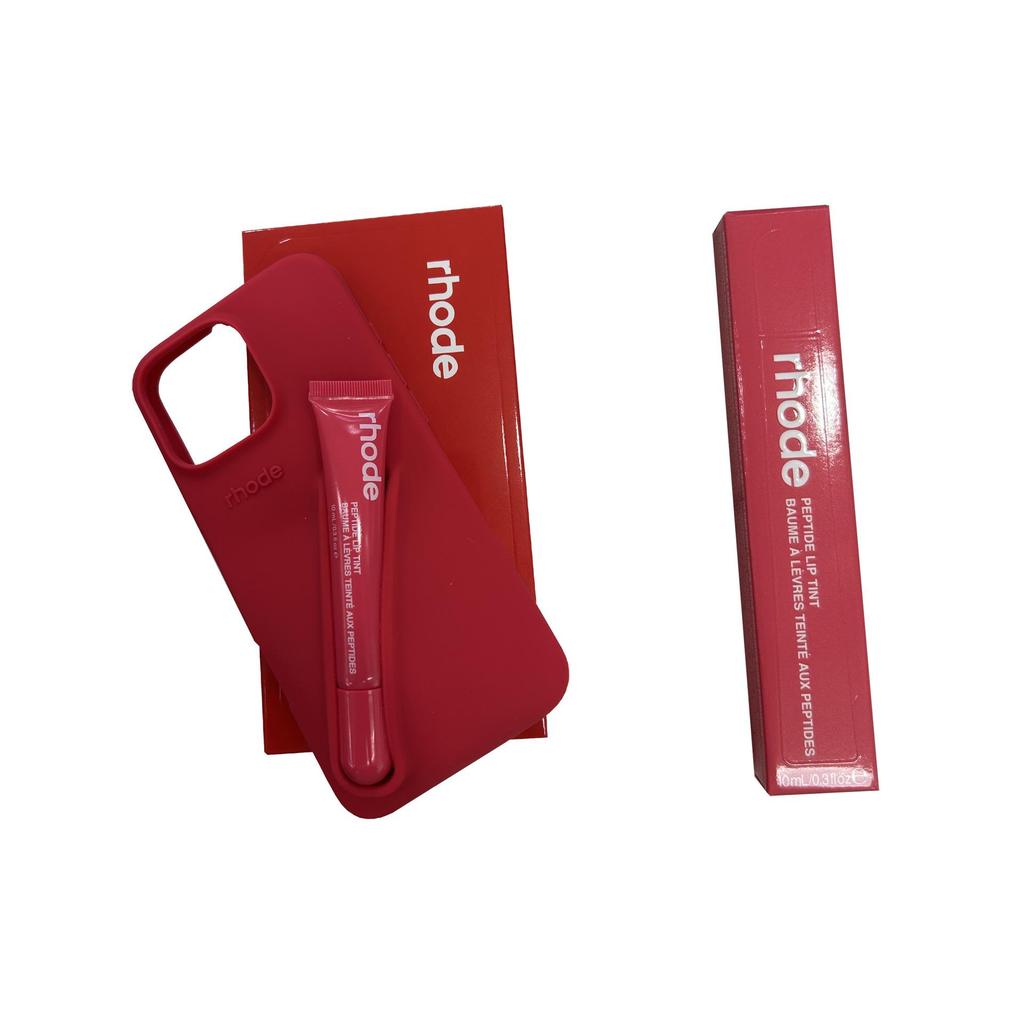 Lippenstift 1514 Silikonkompatible farblich passende Schutzhülle für Samsung & iPhone 16 Pro Max, sturzsicheres Lipgloss-Design