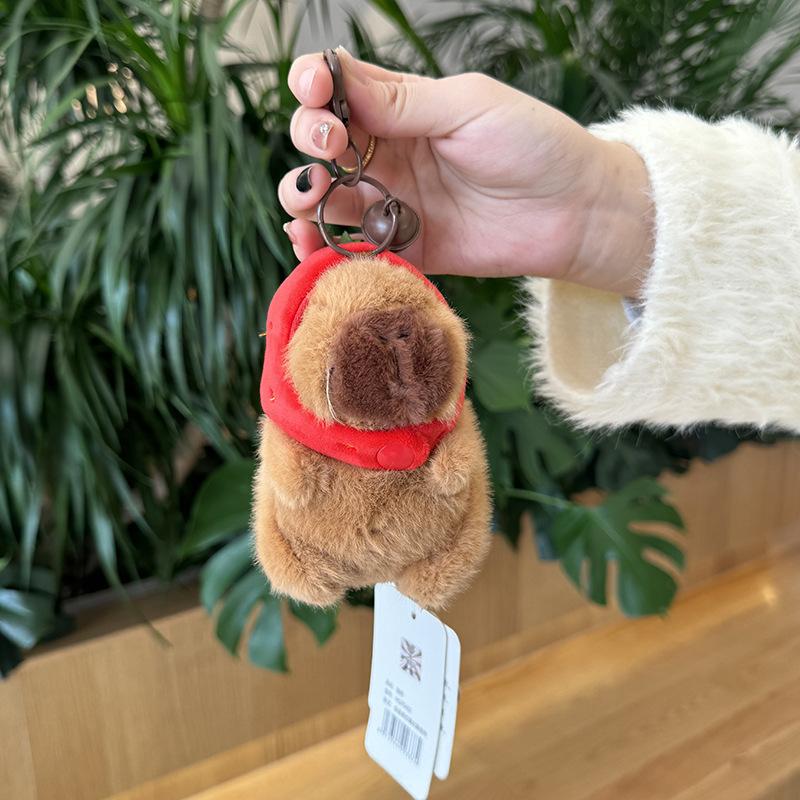 Kapibala Capybara Ugly Cute Pendant Plush Doll Pillow Pillow Student Gift Portable Cute Small Dress
