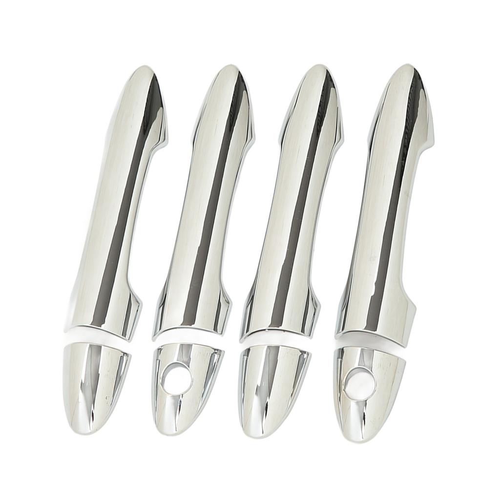 8 Pcs Car Exterior Door Handle Cover ABS Chrome Door Protector for Picanto Morning 2011?2016