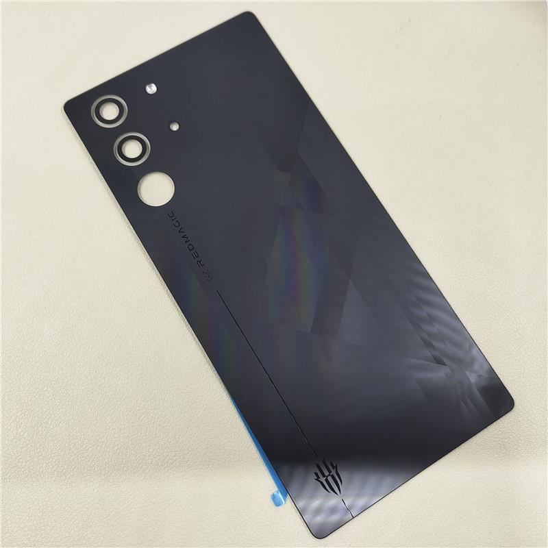 A+++ Glass Back Battery Cover For ZTE Nubia Red Magic 10 Pro / 10 Pro+ Housing Lid Door Rear With Camera Frame Lens