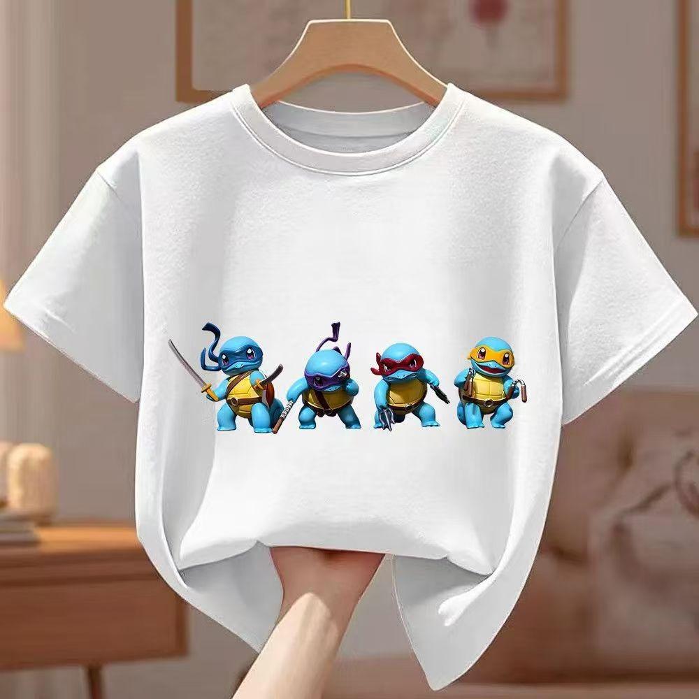 

Nick Cartoon Print T-shirt for Children - A cute cotton T-shirt suitable for wearing on the upper bo 110