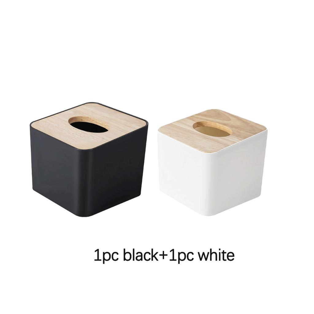 1/2 Covered Square European Tissue Boxes, Suitable for Tissue Boxes In Home Living Rooms, Offices, and Reading Places