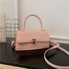 Fashionable Pu Leather Small Square Shoulder Bag For Women Trendy And Retro
