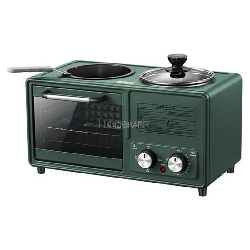 New Three-In-One Four-In-One Breakfast Maker Multi-Function Electric Oven Bread Pizza And Cake Maker Toaster Oven