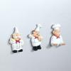 Creative Home Cook 3D Decorative Chef Fridge Magnets Note Holder Message Sticker Board Stickers
