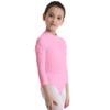 Girls Basic Long Sleeve Ballet Dance Gymnastics Training Leotard Jumpsuit Unitard Tights Dancewear Bodycon Bodysuit