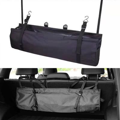 Oxford Backseat Storage Bag Net High Capacity Car Trunk Organizer Multi-use Adjustable Seat Back Organizer Universal for Cars