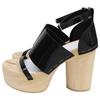 Maison Margiela [Brand new, unused] 22 S39WY0022 PS679 T8013 Tabi Wood Ankle Strap Sandals shoes 36 Black / naturalUsed