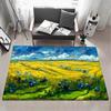 Pretty Famous V Van Gogh Art Floor Mat Eco Flannel Doormat Non Slip Odorless Indoor Floor Rug Soft Short Plush Home Mat