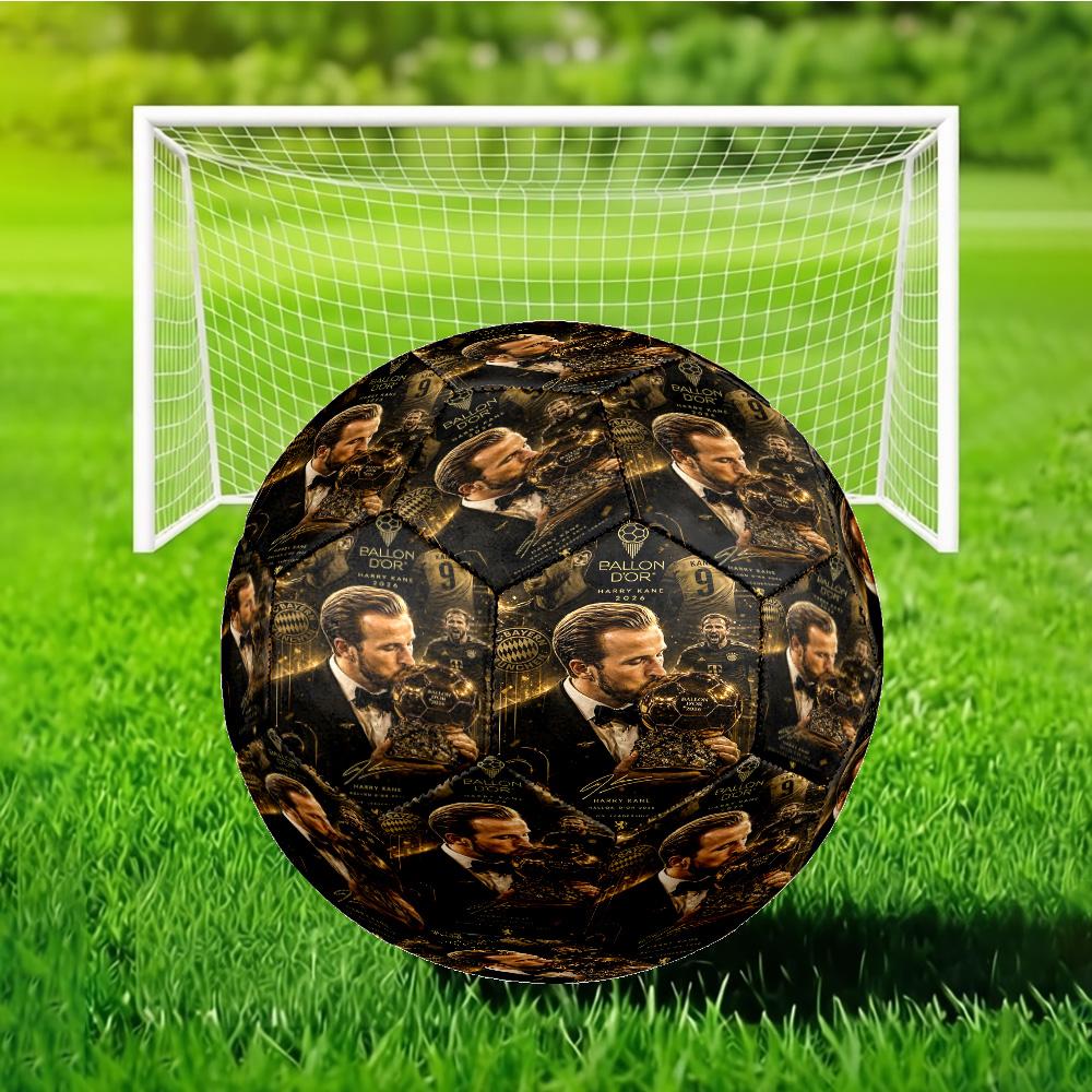 Pallone da Calcio Harry Kane Celebration Taglia 5, Cucito a Macchina, Morbido e Confortevole, Adatto per Allenamenti e Partite, Regalo per Fan