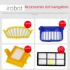 Kompatibles Filter- & Bürsten-Kit für iRobot Roomba 5-8/i7 Serie: Beinhaltet Filter, Walzenbürste, Seitenbürste und Universalrad.