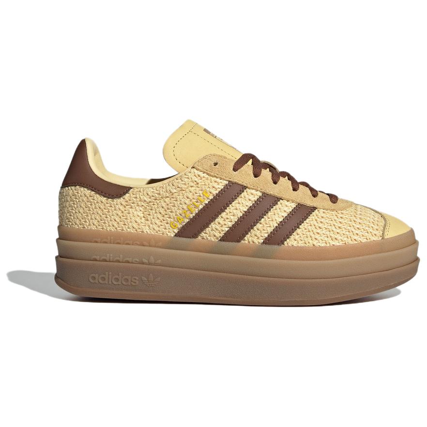 Adidas Originals Gazelle Bold Pohodlné Všestranné Odolné Nízké Tenisky Dámské Tenisky Žluté JS3900