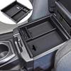 For Toyota Tacoma 2016- Center Console Armrest Organizer Tray Durable ABS Black Storage Box With Divider Car Accessories