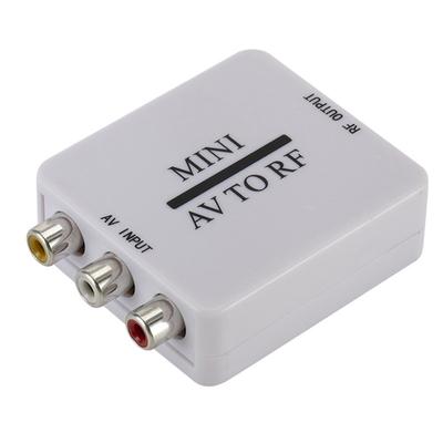 Konwerter Rca/kompozytowy A/V na Rf/koncentryczny/koncentryczny Modulator Rf Adapter koncentryczny Av 2