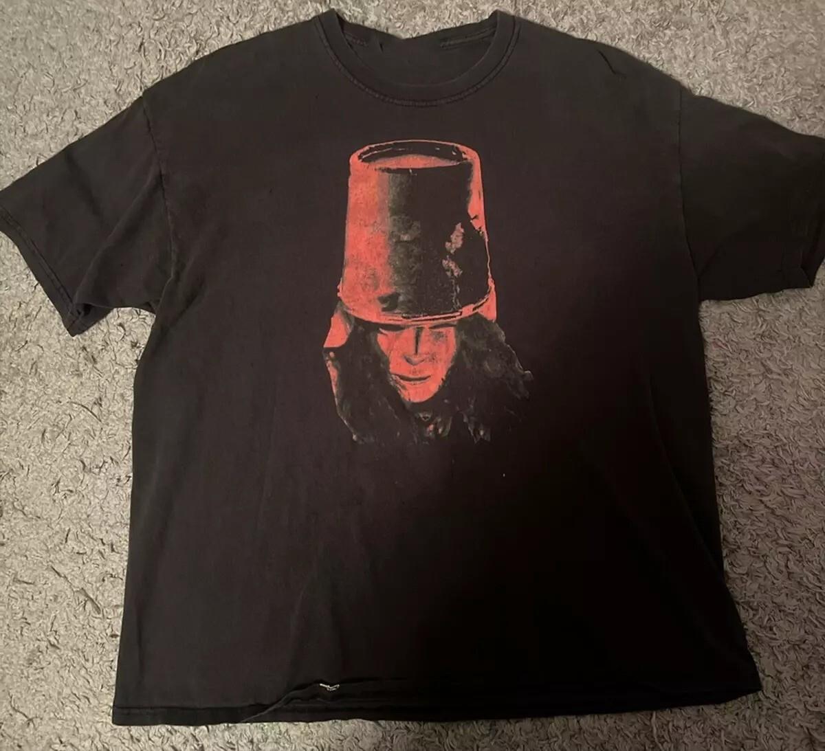 Vintage Buckethead TEE Men T Shirt All Size S-5XL S разноцветный