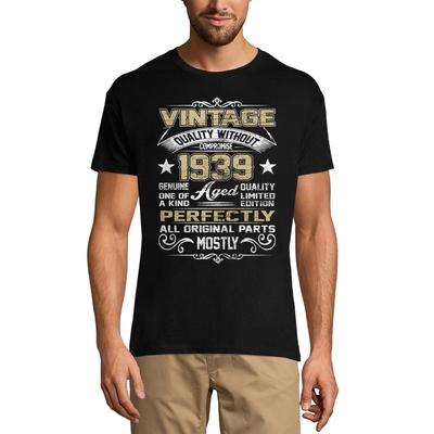 T-shirt herr vintage 1939 åldrades perfekt - t-shirt för 81-årspresent