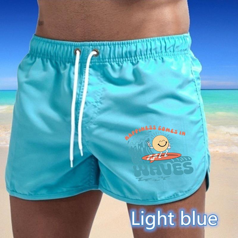 BBK-68 Summer New Men's Quick-Drying Swim Trunks Sports Pants Swimwear Beach Shorts Jogging Shorts Sports Creative Basketball Print