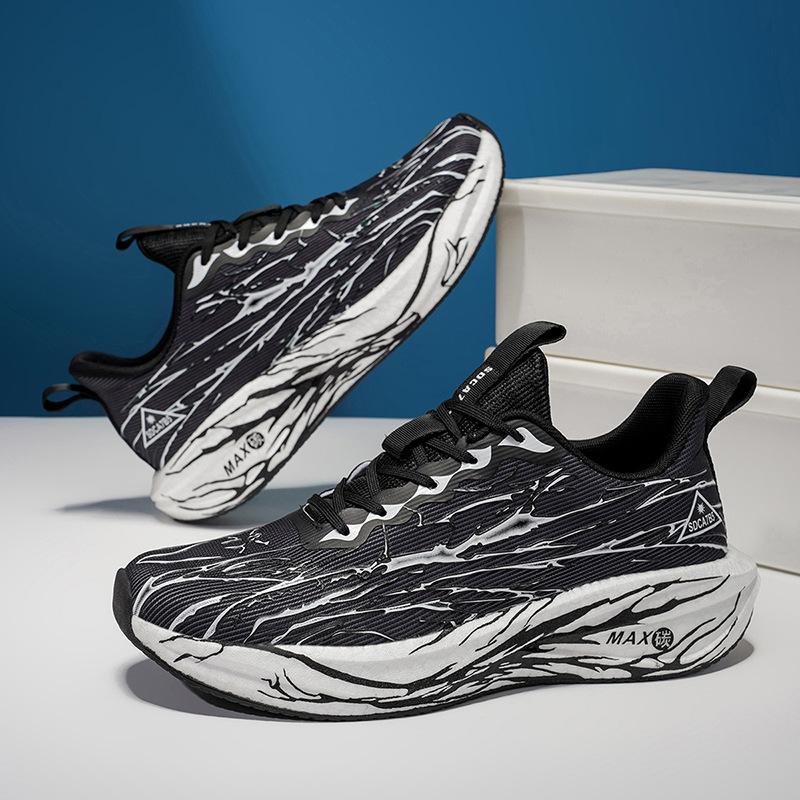 True explosion shock absorption technology lightning soft sole rebound casual sports shoes carbon board training shoes comfortable running shoes