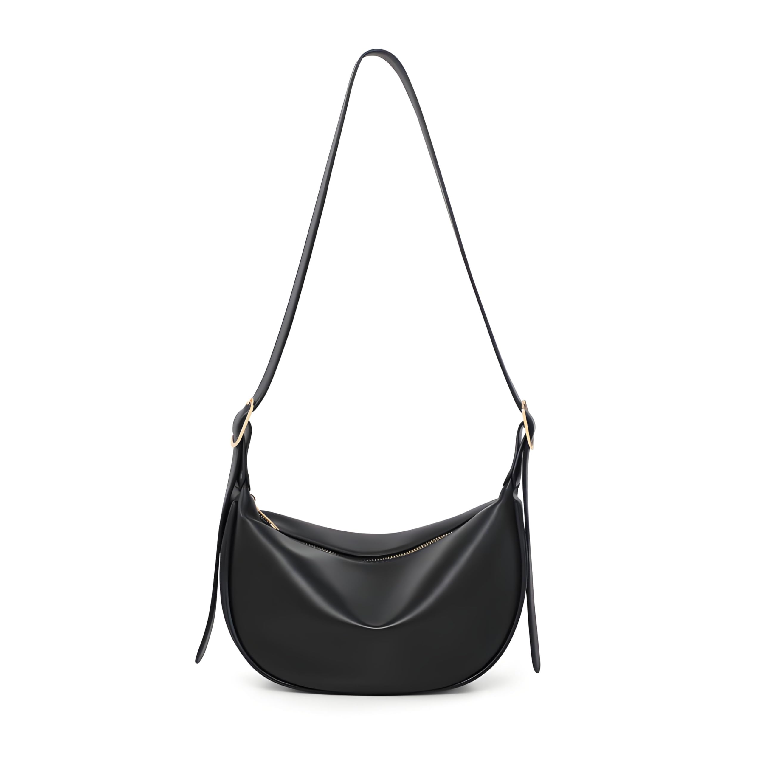 

Crossbody Crescent Moon PU Body Water Commuting Bicycle Bag [MR&KB] Women s Bag, Bag, Leather, Small, Small, Bag, Repellent, School, Bag, Women s Bag, чорний