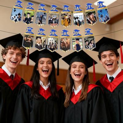 Paper Letter Graduation Photo Banner Celebrate Graduation Season Congrats Grad Banner Handmade Graduation Photo Props