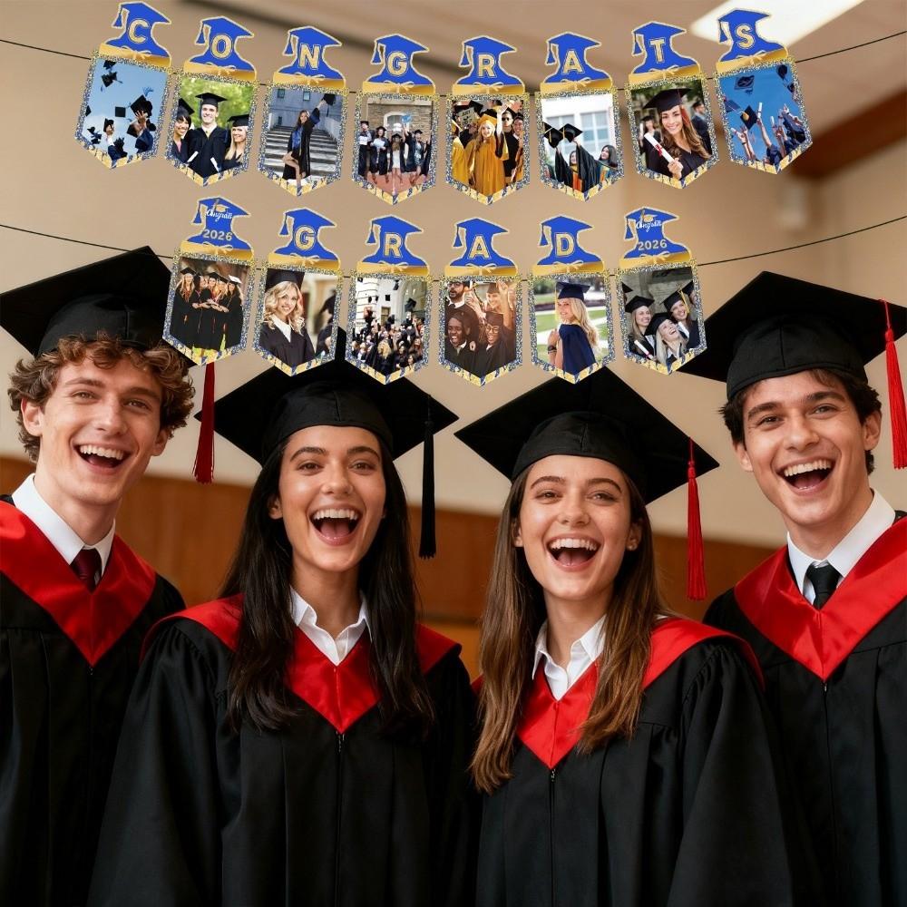Celebrate Congrats Grad Banner Graduation Season Graduation Photo Props  Graduation Ceremony