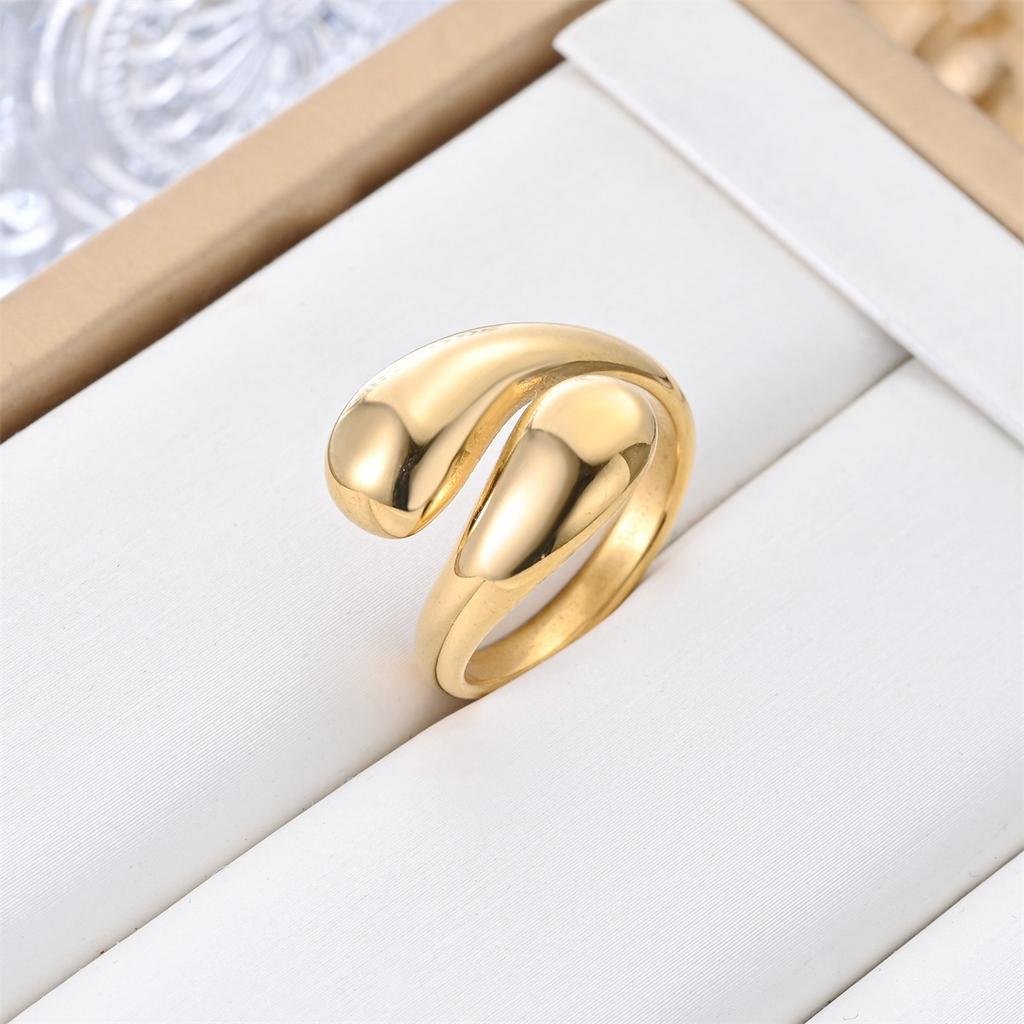 Wish Amazon's New Fashion Titanium Steel Ring Women's Retro Couple Trendy Men's Ring Jewelry