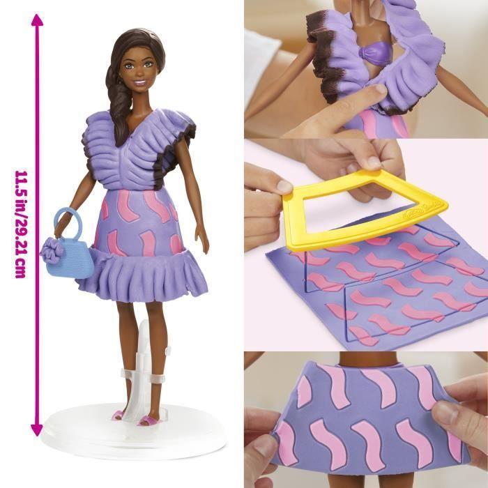 Play-Doh Barbie Style fashionista, coffret de pâte à modeler