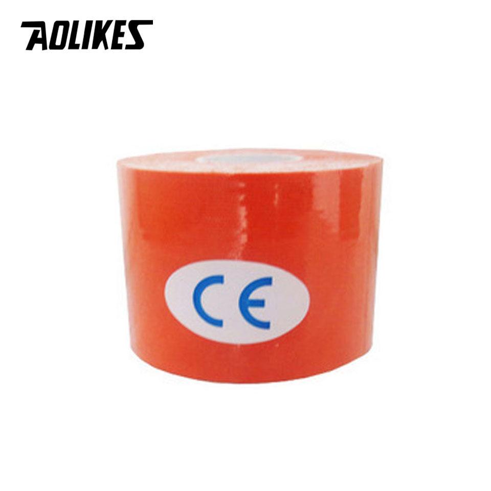Aolikes 2 Size Kinesiology Tape Breathable Waterproof Sports Tape for Knee Muscle Pain Relief Athletic Recovery