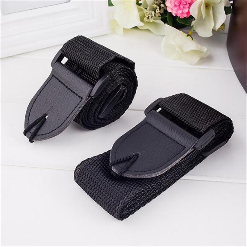 5PCS 68cm-125cm Universal Guitar Strap Adjustable Nylon Guitar Belt with PU Leather Ends for Folk Wooden Classical