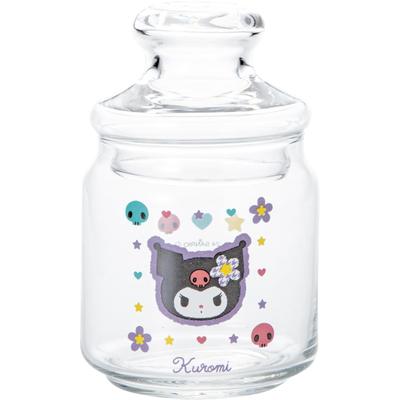 Sanrio Retro Bonbonglas Glasbehälter Aufbewahrungsbehälter 500ml 9 x 15cm Charaktere Geschirr Süßigkeitenbehälter Waren Verschiedenes Transparent Hergestellt in Japan
