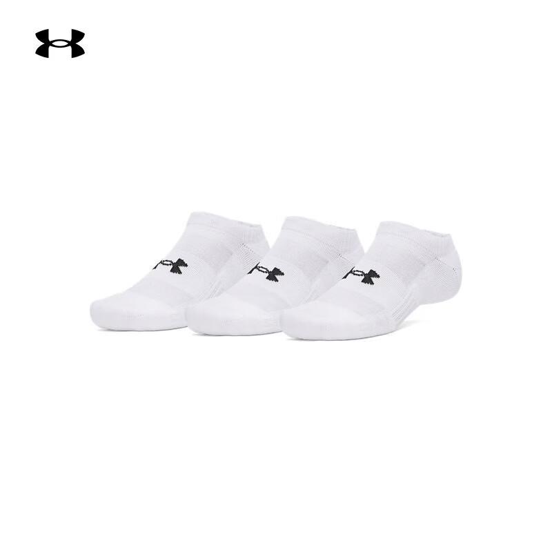 Under Armour Performance Unisex Lightweight Training No-Show Socks (3-Pair Pack) M