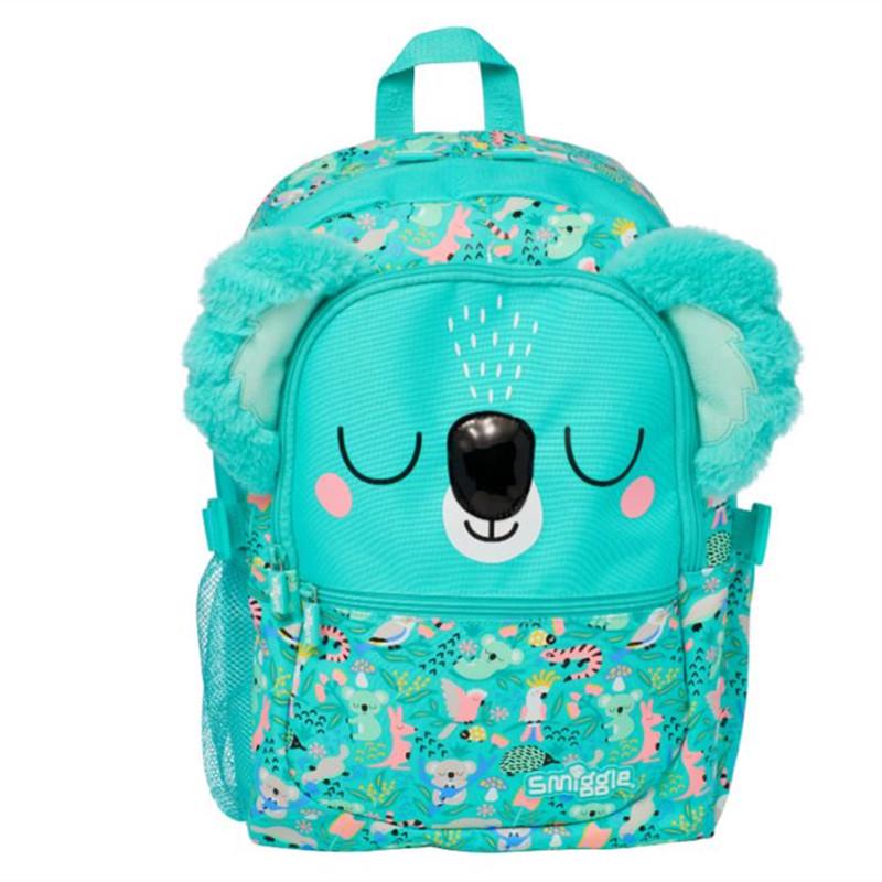 Smiggle Modrý Školní Batoh s Dvojitými Ramenními Popruhy pro 1.-6. třídu - Velký, Dekompresní, Multifunkční Batoh