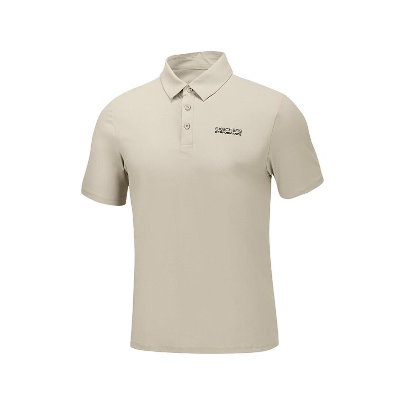 Skechers Breathable Quick-Dry Sports Polo Shirt Men tops Meteor-Brown P225M187-044Z M