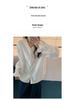 Korean Style Elegant Ruffle V-Neck Loose Long Sleeve Shirt for Women - New Spring Arrival