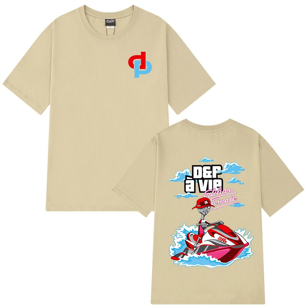 

Rapper Jul Album Tour Merch T Shirt Unisexs Women Clothing Fashion Hip Hop Tshirt Casual Cotton Short Sleeve Oversized Y2K Top M
