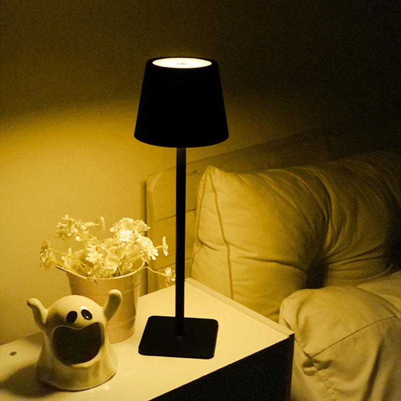 Modern LED Table Lamp Indoor Touch Living Room Bedroom Table Lamp Rechargeable Dimmable Coffee Bar Home Decorative Desk Lights