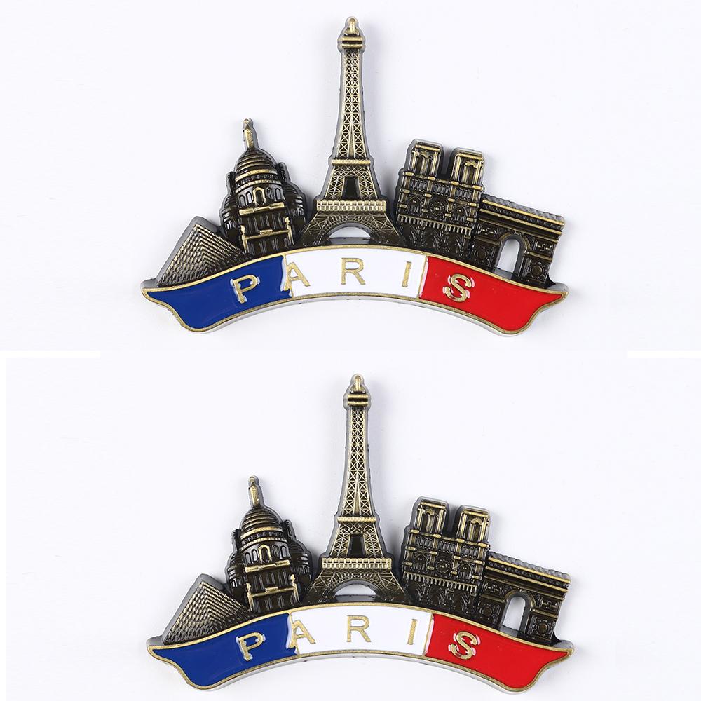 Xiaomi Metal Fridge Magnet Eiffel Tower Paris France Travel Souvenirs Gift Refrigerator Magnets Sticker Home Decor450000