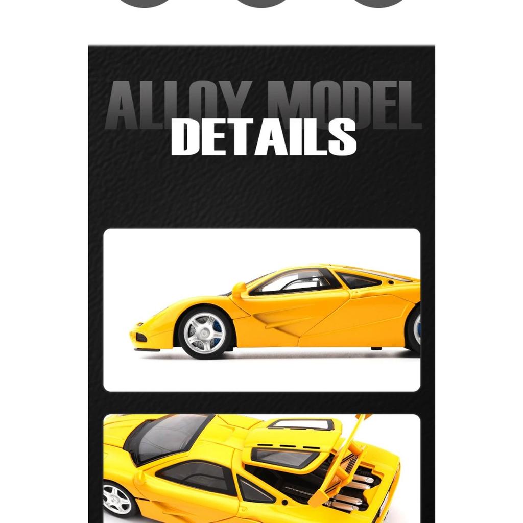 1/32 McLaren 1993 F1 Alloy Miniature Car Model Diecast Metal Scale Model Car Sound and Light Children Toy Car Vehicles Gifts
