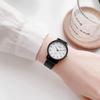 Simple Black White Quartz Watches for Woman Minimalist Design Silicone Strap Wristwatches Ladies Fashion Woman Watch Reloj Mujer