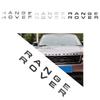 Range Rover Car Nameplate With Glossy And Matte Options For Exterior Styling