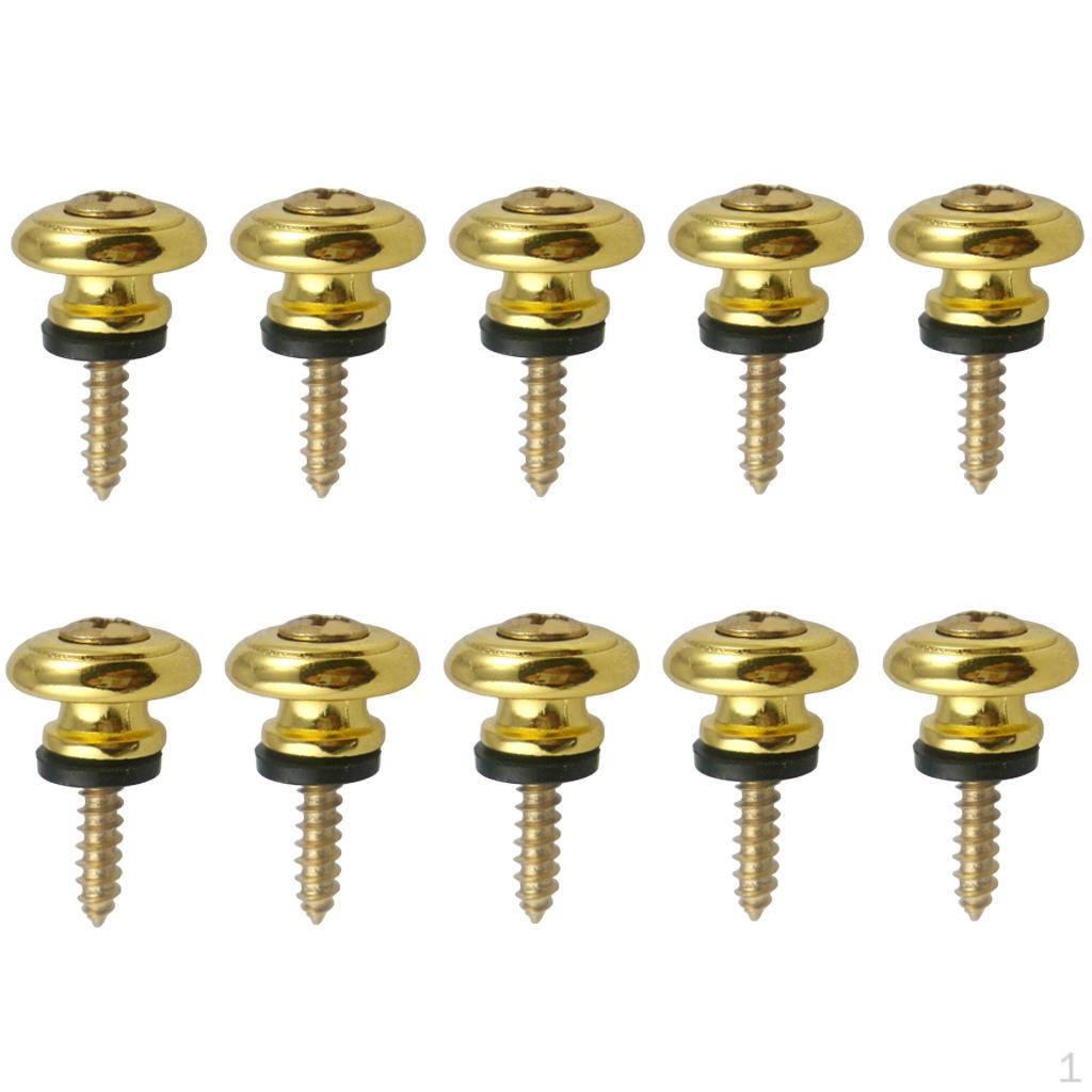Guitar End Pine Nuts Strap Buttons for Acoustic Electric Bass