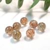 Natural 7A Black Gold Rutilated Quartz Super Seven Crystal Beads for DIY Jewelry - Bracelet/Necklace