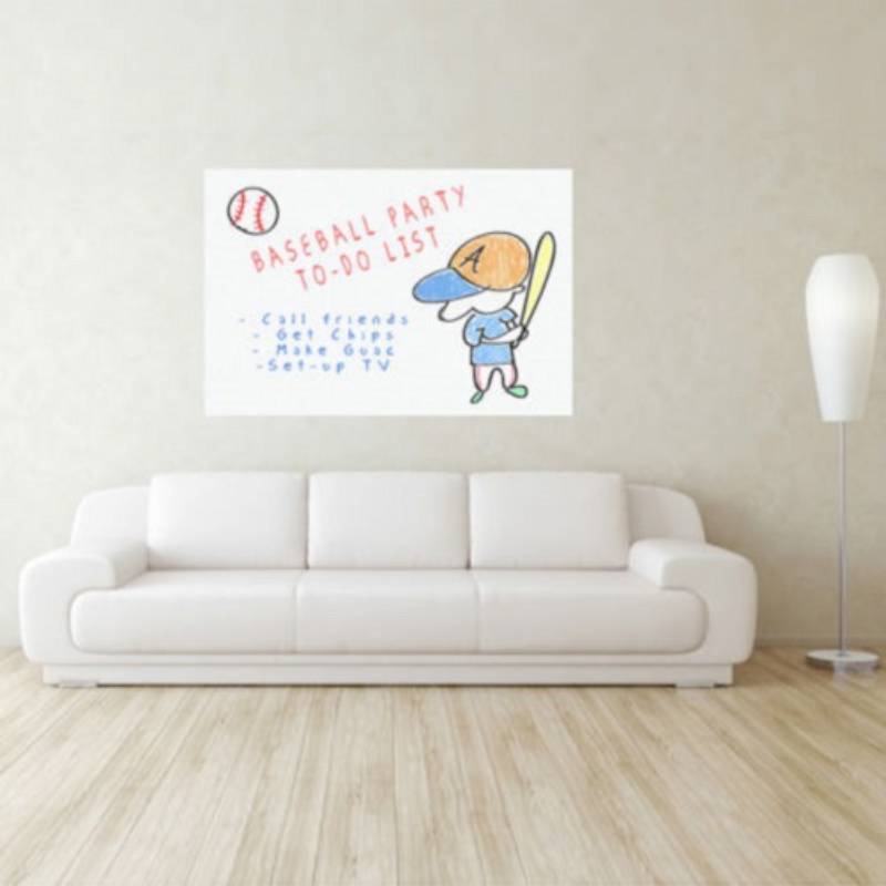 Writable Pvc Wall Sticker Repositionable Blackboard For Kids Doodling And Learning
