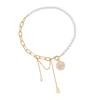 Chic Beaded Fringe Necklace Star Star Pendant Costume Jewelry For Daily Outfits Or Evening Occasions