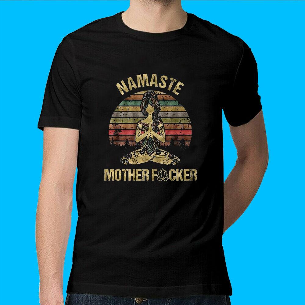

Винтажная футболка унисекс Namaste Mother F*cker Explicit
