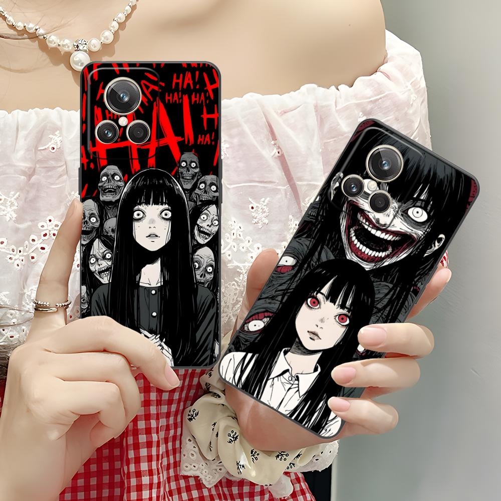 Terror Gothic Art Mobile Phone Case for Realme 15 14 13 12 11 10 9 Pro Plus T I Lite 5G Colorful Printing Cover Luxury Cover