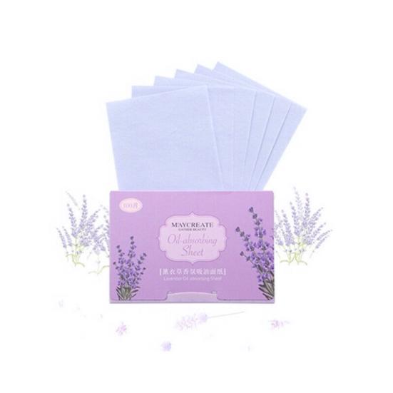 100Pcs Facial Oil Absorbing Paper Plant Fibres Breathable Make up Blotting Sheet