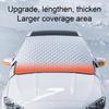 Winter Cotton Wool Car Cover Car Magnetic Windshield Snow-proof Cover Windproof Protection Universal SUV Truck Window Cover