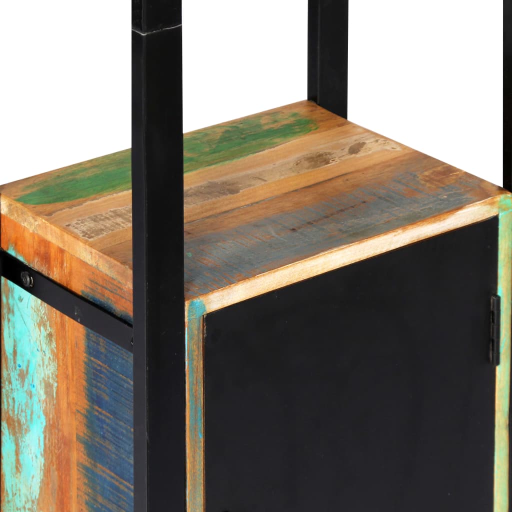 Bookshelf 45 X 30 X 171 Cm Solid Reclaimed Wood